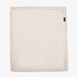Helen Moore-Pink Faux Fur Blanket (80cm) | Childrensalon Outlet