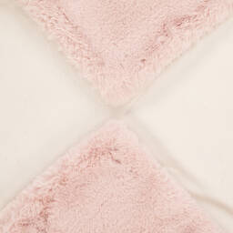 Helen Moore-Pink Faux Fur Blanket (80cm) | Childrensalon Outlet