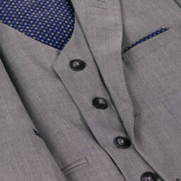 House of Cavani-طقم كلاسيكي رمادي ثلاثي القطع للأولاد | Childrensalon Outlet