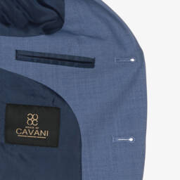 House of Cavani-Boys Light Blue Three-Piece Suit | Childrensalon Outlet