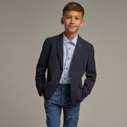 House of Cavani-Boys Nautical Navy Blazer Delight | Childrensalon Outlet