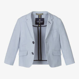 House of Cavani-Boys Sky Blue Tailored Blazer | Childrensalon Outlet