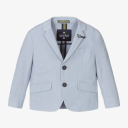 House of Cavani-Boys Sky Blue Tailored Blazer | Childrensalon Outlet