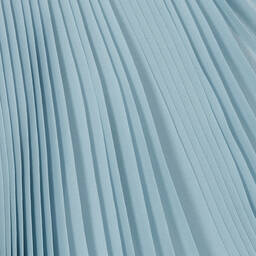 Hucklebones London-Baby Girls Blue Pleated Chiffon Dress | Childrensalon Outlet