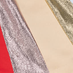 Hucklebones London-Разноцветное платье-трапеция | Childrensalon Outlet