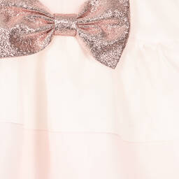 Hucklebones London-Baby Girls Pink Organza Ladybird Dress | Childrensalon Outlet