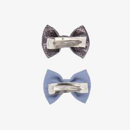 Hucklebones London-Две голубые заколки для волос (5см) | Childrensalon Outlet