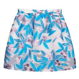 Hucklebones London-Розово-голубая юбка | Childrensalon Outlet