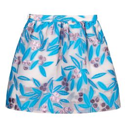 Hucklebones London-Розово-голубая юбка | Childrensalon Outlet