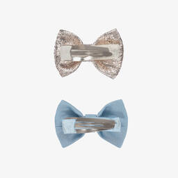 Hucklebones London-Girls 2 Pack Hair Clips (5cm) | Childrensalon Outlet