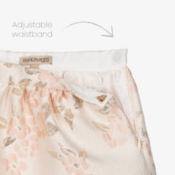 Hucklebones London-تنورة جاكار تويل وردية للبنات | Childrensalon Outlet