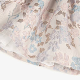 Hucklebones London-Girls Floral Elegance Jacquard Frock | Childrensalon Outlet