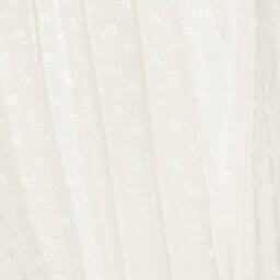 Hucklebones London-Girls Ivory Viscose Ruffle Blouse | Childrensalon Outlet