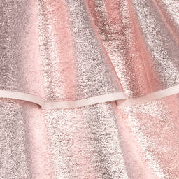 Hucklebones London-Платье цвета розовый металлик для девочек | Childrensalon Outlet