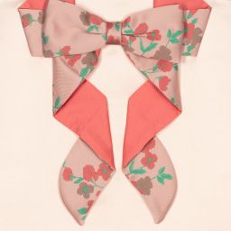 Hucklebones London-Розовое атласное платье-трапеция для девочек | Childrensalon Outlet