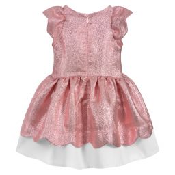 Hucklebones London-Розовое платье с блестками для девочек | Childrensalon Outlet
