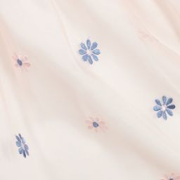Hucklebones London-Girls Pink Organza Dress | Childrensalon Outlet
