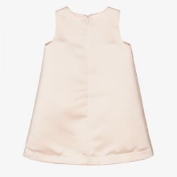 Hucklebones London-Розовое атласное платье для девочек | Childrensalon Outlet