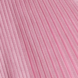 Hucklebones London-Girls Shimmery Pink Pleated Dress | Childrensalon Outlet