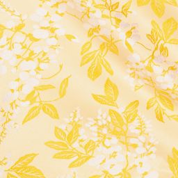 Hucklebones London-Желтое жаккардовое платье для девочек | Childrensalon Outlet