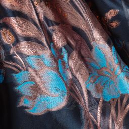 Hucklebones London-Navy Blue & Rose Gold Dress | Childrensalon Outlet