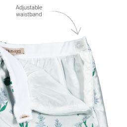 Hucklebones London-Pale Blue Jacquard Skirt | Childrensalon Outlet