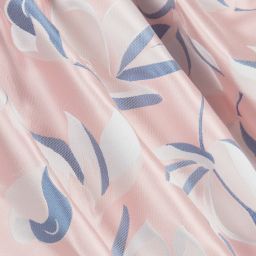 Hucklebones London-Розово-синяя атласная юбка | Childrensalon Outlet