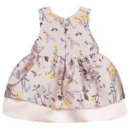 Hucklebones London-Pink Floral Jacquard Dress Set | Childrensalon Outlet