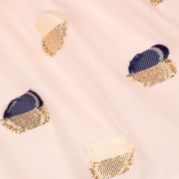 Hucklebones London-Розовое жаккардовое платье и трусики для малышей | Childrensalon Outlet