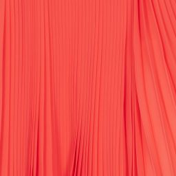 Hucklebones London-Розовое плиссированное платье из шифона | Childrensalon Outlet