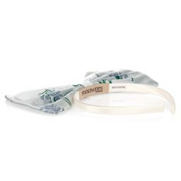 Hucklebones London-Silver Floral Hairband (18cm) | Childrensalon Outlet