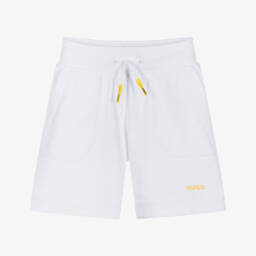 HUGO-Boys Bright Blaze Logo Shorts | Childrensalon Outlet