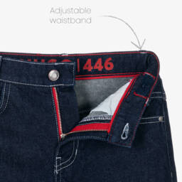 HUGO-Boys Dark Denim Relaxed Jeans | Childrensalon Outlet