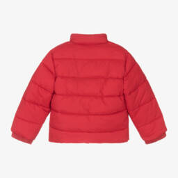 HUGO-Boys Hooded Scarlet Puffer Coat | Childrensalon Outlet