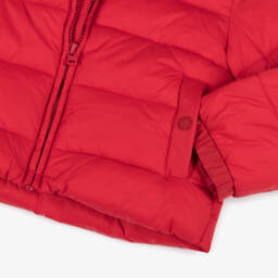 HUGO-Boys Hooded Scarlet Puffer Coat | Childrensalon Outlet