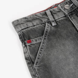 HUGO-Свободные черные джинсовые шорты для мальчиков | Childrensalon Outlet