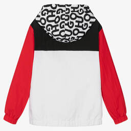 HUGO-Бело-красная ветровка для мальчиков | Childrensalon Outlet