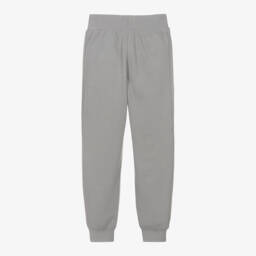HUGO-Boys Soft Grey Piqué Trousers | Childrensalon Outlet