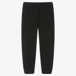 HUGO-Girls Black Cotton Joggers | Childrensalon Outlet