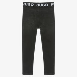 هيوغو-جيغنغز قطن دنيم لون أسود للبنات | Childrensalon Outlet