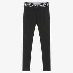 هيوغو-ليقنز  جيرسي لون أسود للبنات | Childrensalon Outlet