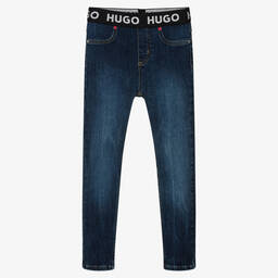 هيوغو-جيغنغز 935 سكيني قطن دنيم لون أزرق للبنات | Childrensalon Outlet