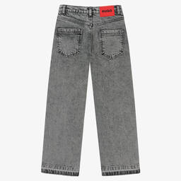 هيوغو-جينز 677 قطن دنيم لون رمادي للبنات | Childrensalon Outlet