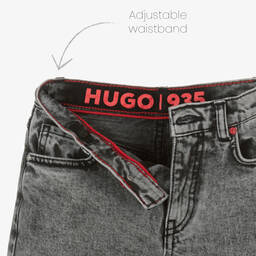 هيوغو-جينز 677 قطن دنيم لون رمادي للبنات | Childrensalon Outlet