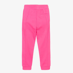 HUGO-Girls Pink Logo Joggers | Childrensalon Outlet