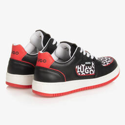 HUGO-Черные кроссовки из искусственной кожи | Childrensalon Outlet