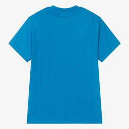 HUGO-Teen Boys Blue Racing T-Shirt | Childrensalon Outlet