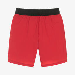 HUGO-Teen Boys Red Swim Shorts | Childrensalon Outlet
