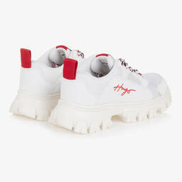 HUGO-Белые массивные кроссовки | Childrensalon Outlet