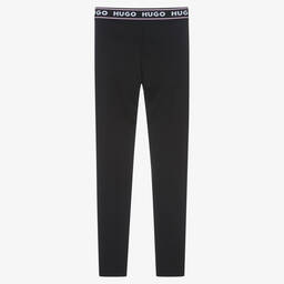 HUGO-Черные легинсы для подростков | Childrensalon Outlet
